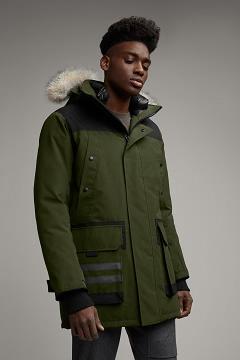 Chamarras Canada Goose Hombre México - Erickson Abrigos Verdes DV5103468